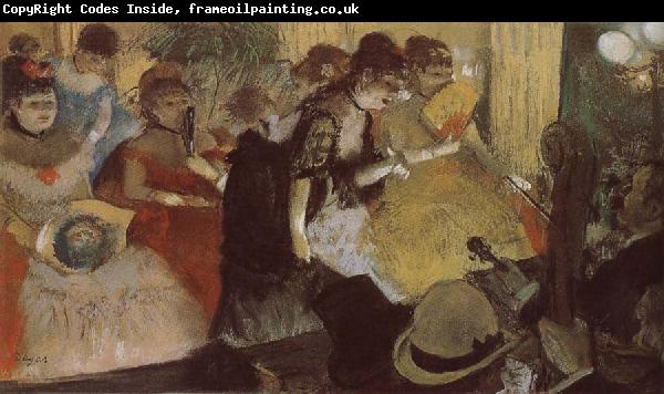 Edgar Degas Opera performance in the restaurant